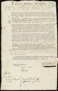 Sarah McKinzey indentured to apprentice with Thomas Hopkins of Portland