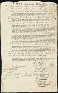John Wright indentured to apprentice with James Hathway of Spencer