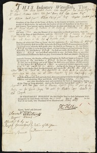 Julia Ann Scriever indentured to apprentice with Thomas Hopkins of Portland