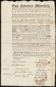 Thomas Codd indentured to apprentice with Samuel Benjamin of Watertown