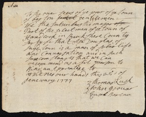 Robert Nicholson indentured to apprentice with Asa Douglass of Hancock