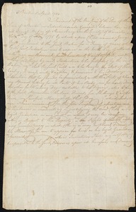 George Ross indentured to apprentice with Daniel Baker of Shrewsbury