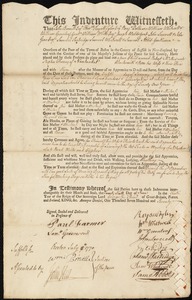 Robert McNair indentured to apprentice with Stephen Hussey of Nantucket