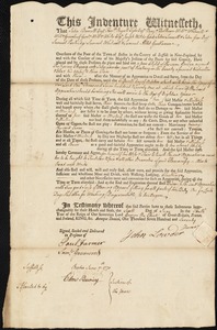 Katherine Thwing indentured to apprentice with John Lowder,  Jr. of Roxbury