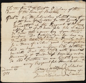 Thomas Brooks indentured to apprentice with James Willson, Jr. of Leicester