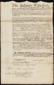 Thomas Frieyd indentured to apprentice with Benjamin Sault of Boston