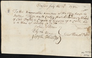 John Ivers indentured to apprentice with Alexander [Allexander] Nichols of Oxford