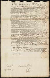Sarah McCoye indentured to apprentice with Joseph Gorman of Salem