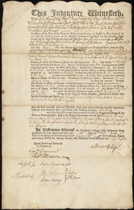 George Coffin indentured to apprentice with William Dodge of Lincoln