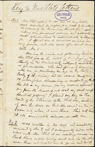 Rufus Wilmot Griswold autograph manuscript [after 1853]