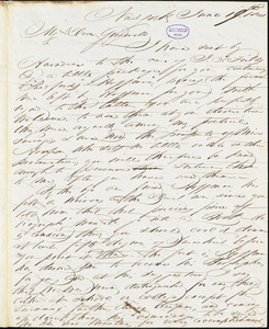 John Keese, New York, autograph letter signed to R. W. Griswold, 19 June 1841