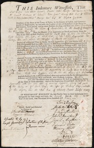 Henry Eaton Mahew indentured to apprentice with John Rowe,  Jr. of Sunderland