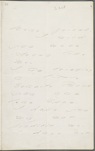 Emily Dickinson, Amherst, Mass., autograph letter to Mary Channing Higginson, Christmas 1876