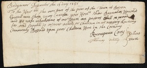 [Merchies] Robert Marchie indentured to apprentice with Barnabas Howard of Bridgewater