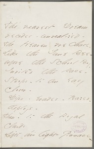 Emily Dickinson, Amherst, Mass., autograph manuscript poem: The nearest Dream recedes unrealized, 1862