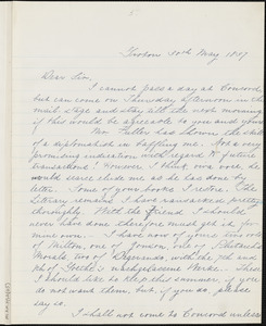 Margaret Fuller manuscript letter (copy) to Ralph Waldo Emerson, Boston, Mass., 11 April 1837