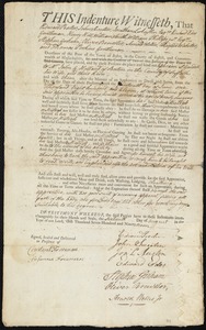 Ephraim S Gendell indentured to apprentice with John G Holland of Boston