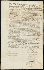 Betsey Cowen indentured to apprentice with Andrew Cunningham of Boston