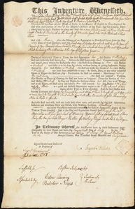 Lettuce Boston indentured to apprentice with Joseph Blake of Hardwick