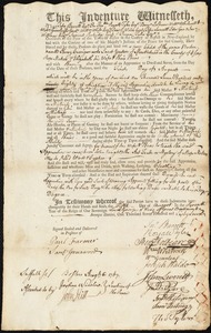 Henry Carrigan indentured to apprentice with Jacob Yeaton of Marblehead