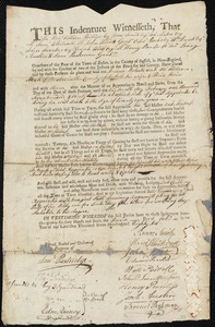 Joshua Roberts indentured to apprentice with William Mack of Boston
