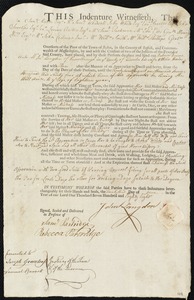 Rebecca Downe indentured to apprentice with John Langdon of Pownalborough
