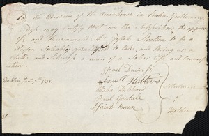 Patty Roberts indentured to apprentice with Josiah Stratton of Holden