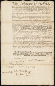 John Taylor indentured to apprentice with Samuel Ridgway [Ridgaway], Jr. of Boston