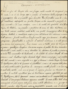 Nicola Sacco autographed letter signed to Aldino [Felicani] and &quot;compagni e amici carissimi&quot;, [Dedham, February 1923]