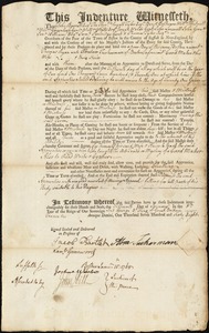 Thomas Ryan indentured to apprentice with Abraham Tuckerman of Boston