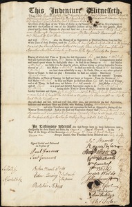 Phillip [Philip] Peak indentured to apprentice with Benjamin Sumner, Jr. of Boston