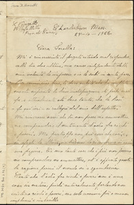 Bartolomeo Vanzetti autographed letter signed to Luigia Vanzetti, Charlestown, 28 April 1922