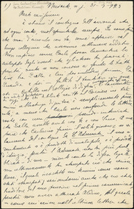 onstantino Zonchello autographed letter signed to &quot;Berto&quot; [Bartolomeo Vanzetti], Newark, 31 July 1923