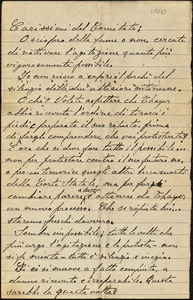 Bartolomeo Vanzetti autographed letter signed to &quot;Comitato&quot; [Sacco-Vanzetti Defense Committee], [Charlestown, 1924]