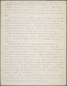 Bartolomeo Vanzetti typed extracts, April 1925