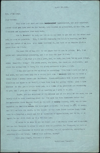 Bartolomeo Vanzetti typed letter (copy) to Mrs. M. O&#39;Sullivan, [Charlestown], 23 April 1926