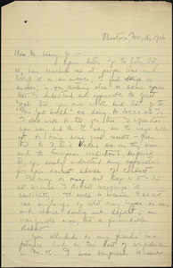 Bartolomeo Vanzetti manuscript letter (copy) to John J. Leary, Jr., [Charlestown], 18 November 1926