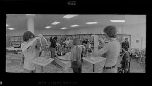 Sculpture class at Boston University School of Fine & Applied Arts (SFAA), Boston