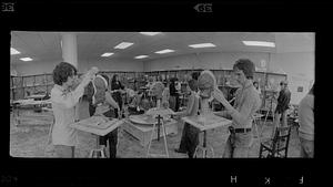 Sculpture class at Boston University School of Fine & Applied Arts (SFAA), Boston
