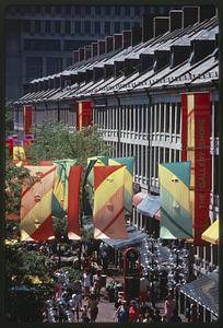 Quincy Market banners, Boston