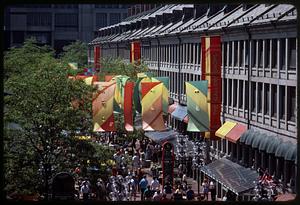 Quincy Market banners, Boston