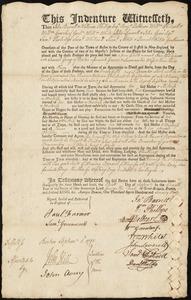 Ann Wilkinson indentured to apprentice with Samuel Gray of Boston