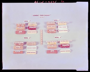Combat food packet, food bars