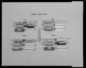 Combat food packet, food bars