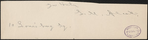 Louisa May Alcott&#39;s signature
