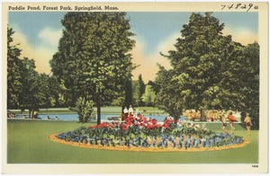 Paddle Pond, Forest Park, Springfield, Mass.