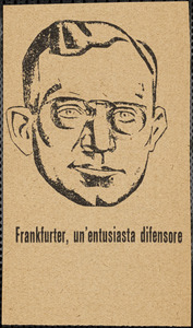 Frankfurter, un&#39;entusiasta difesore