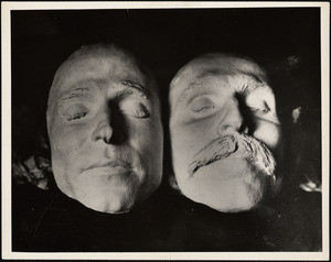 Sacco &amp; Vanzetti death masks, Aug 30, 1927