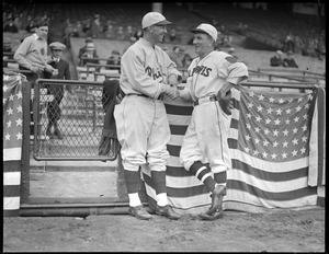 Braves and Phillies at Braves field