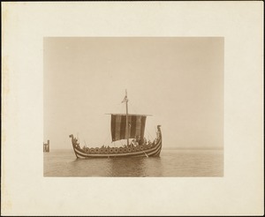 Plymouth Tercentenary Pageant, episode I, section I: the Norse galley arrives in Plymouth Harbor